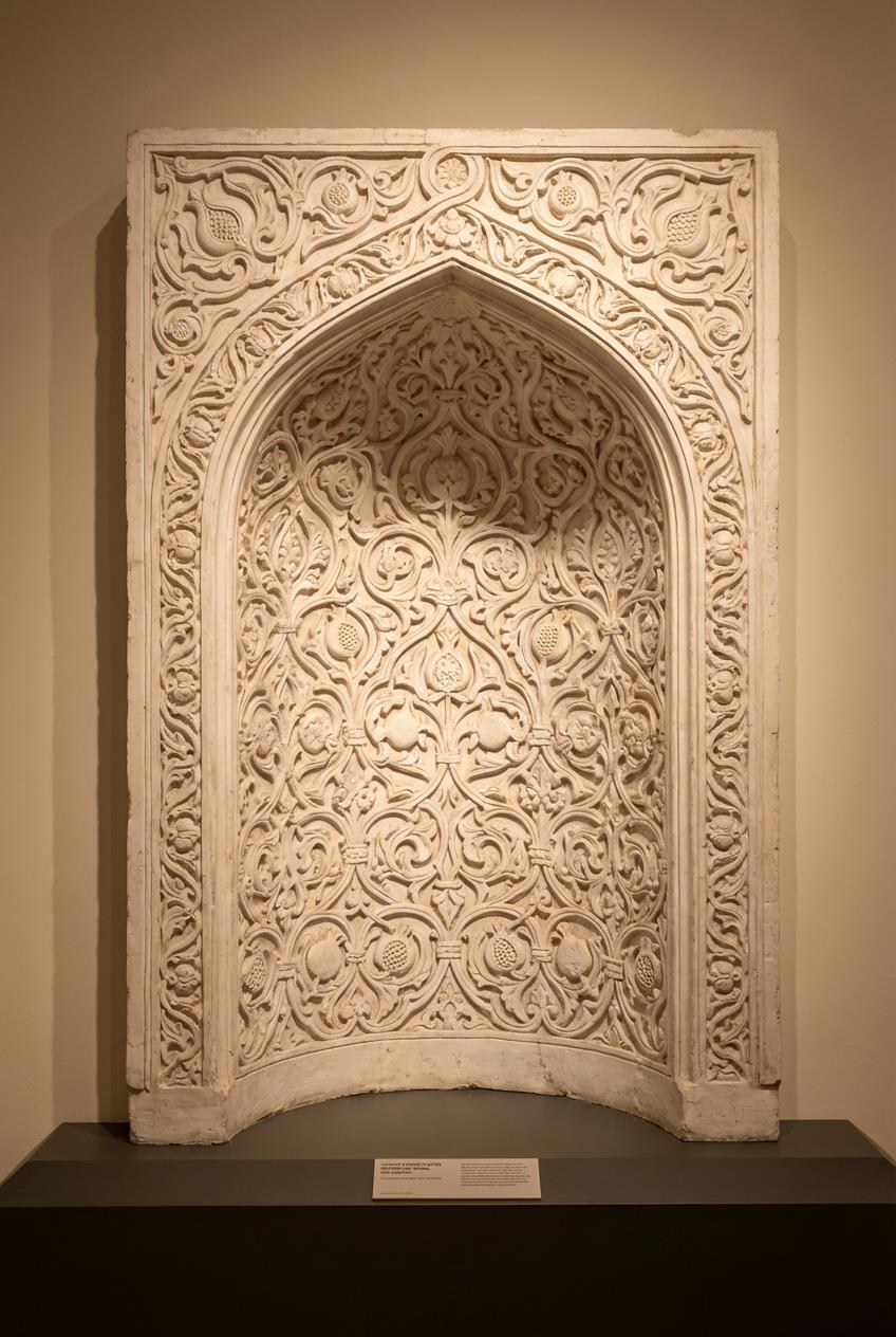 和田民居特色-石膏花饰